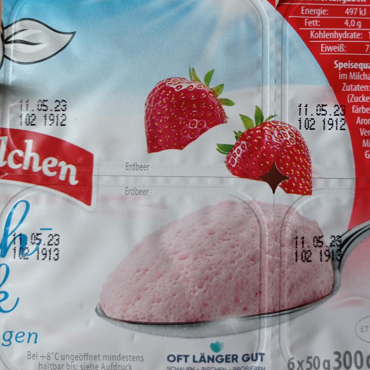 Fotografie - Milch Quark Erdbeer Leckermäulchen