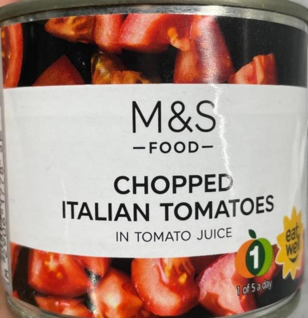 Fotografie - krájená italská rajčata v rajčatové sťávě M&S Food