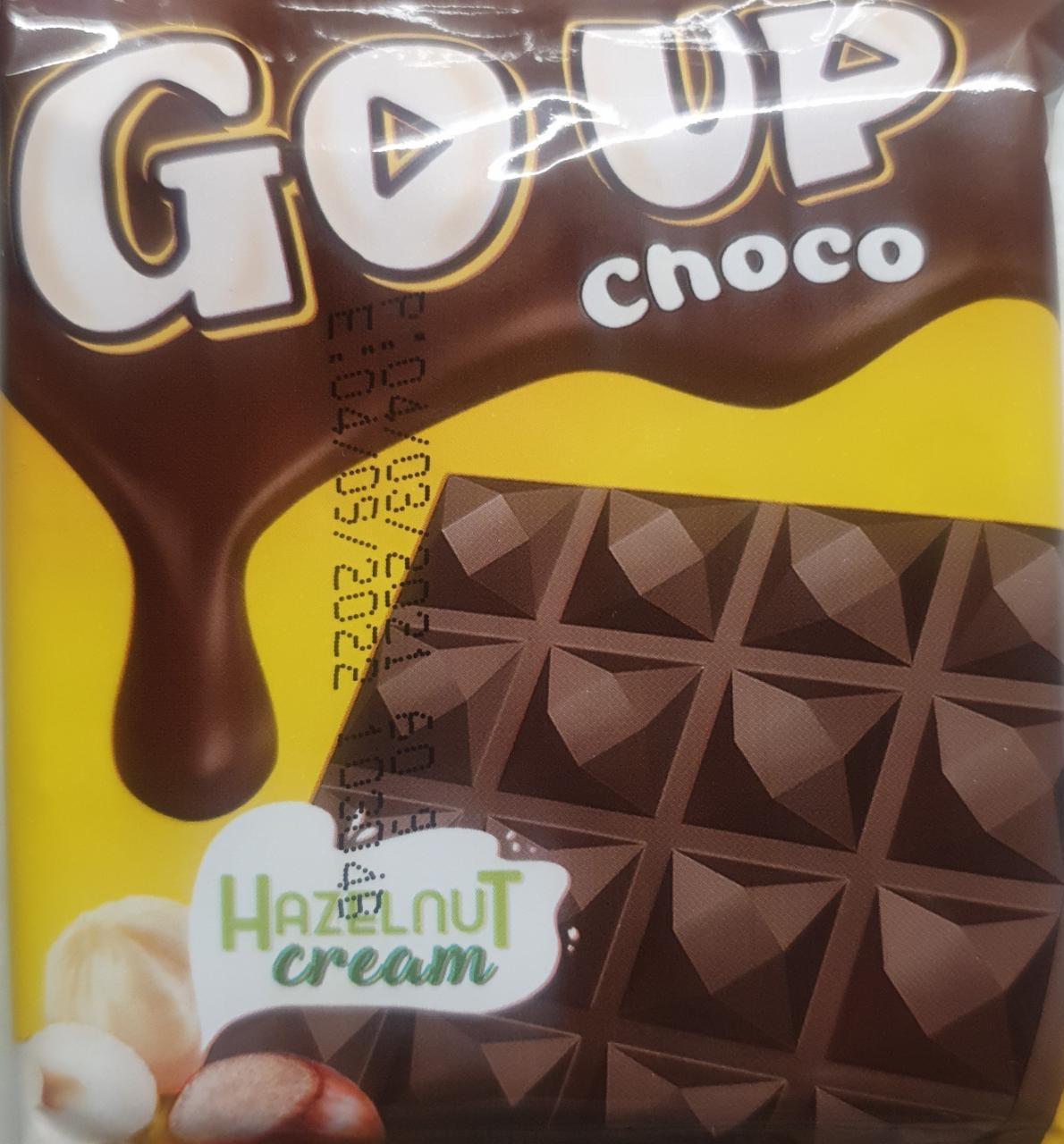 Fotografie - Čokoláda Go Up choco hazelnut cream
