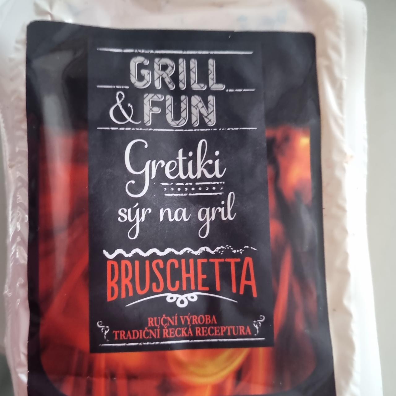 Fotografie - Gretiky sýr na gril Bruschetta Grill & Fun