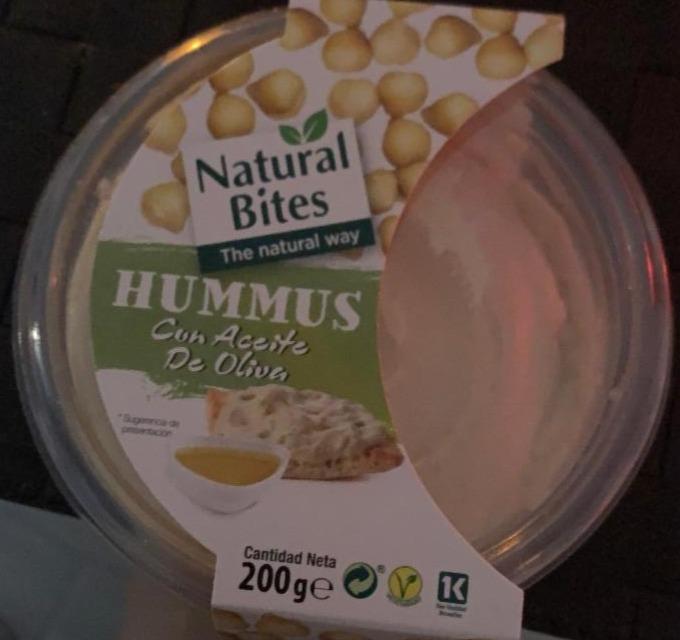 Fotografie - Hummus con aceite De oliva Natural Bites