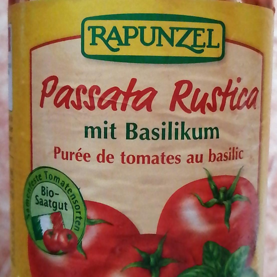 Fotografie - Bio Passata Rustica mit Basilikum Rapunzel
