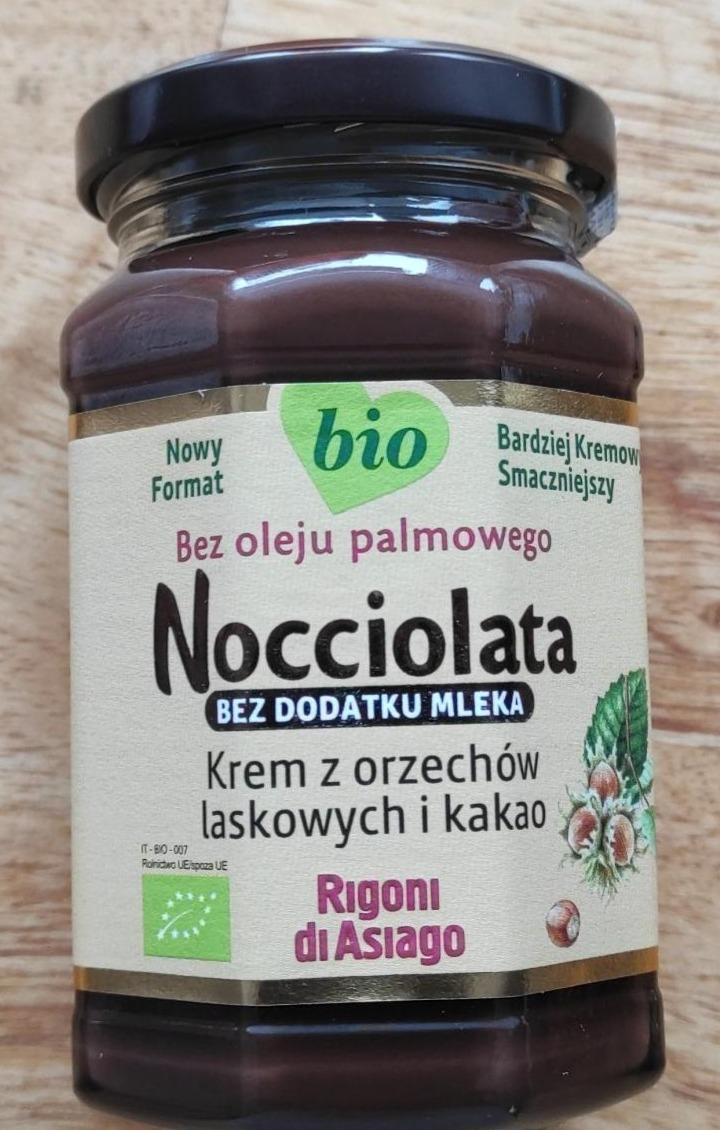Fotografie - Bio Nocciolata Krem z orzechów laskowych i kakao bez dodatku mleka Rigoni di Asiago