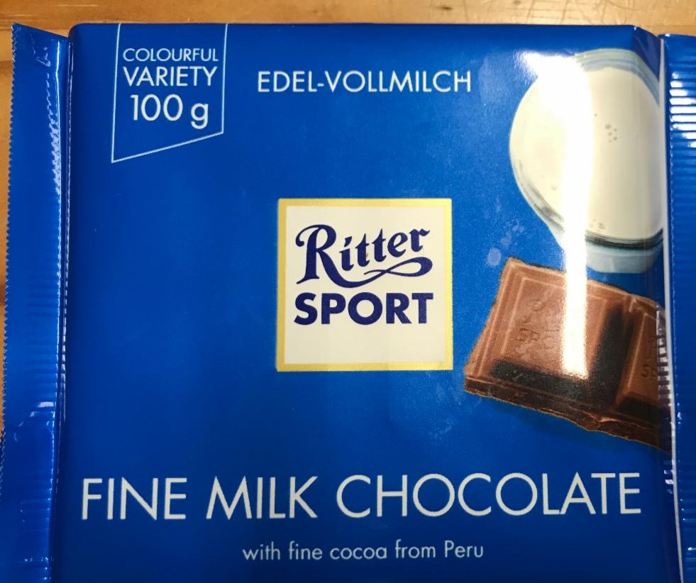 Fotografie - fine milk Chocolate with cocoa from Peru