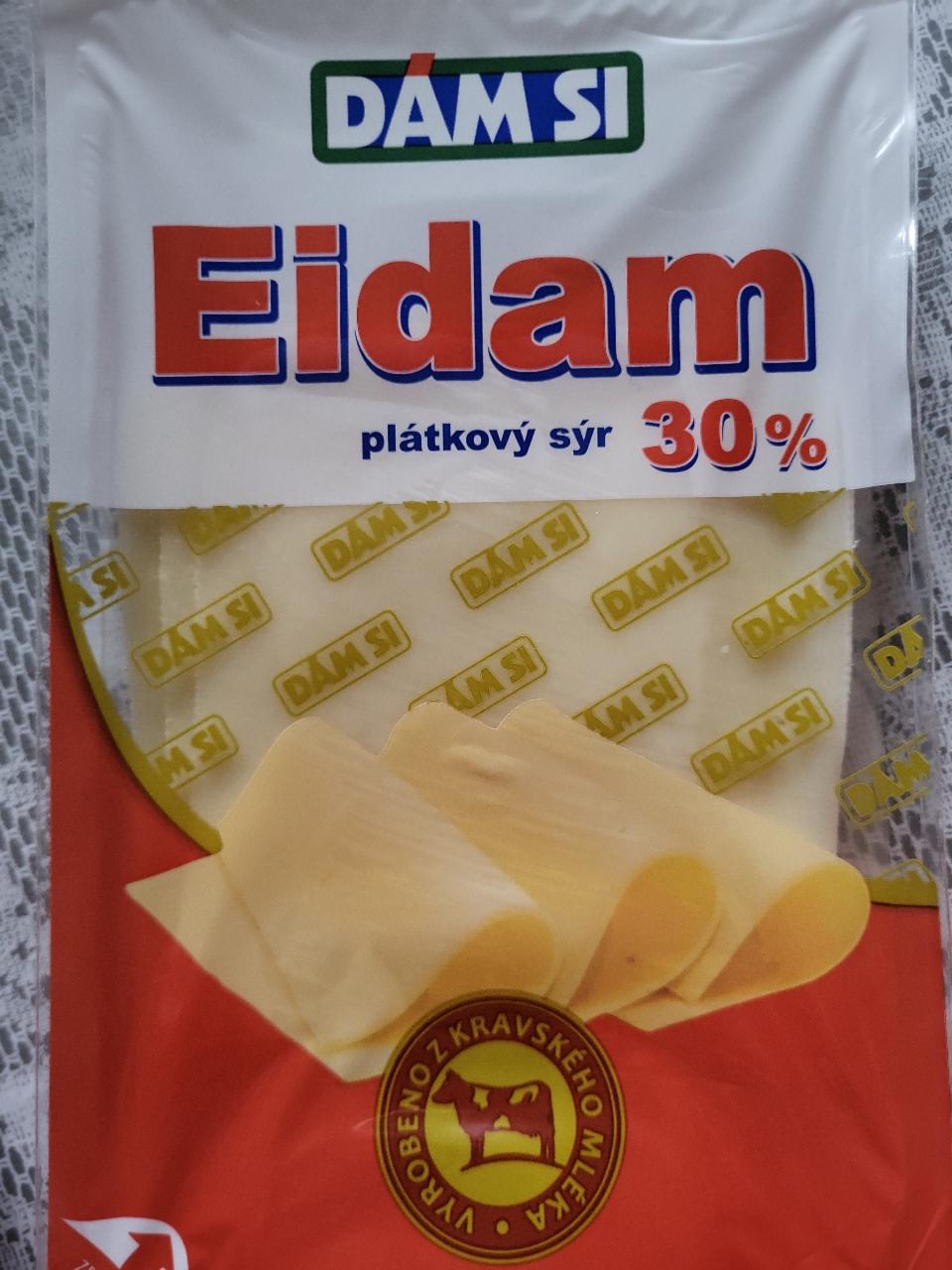 Fotografie - Eidam plátkový sýr 30% Damsi