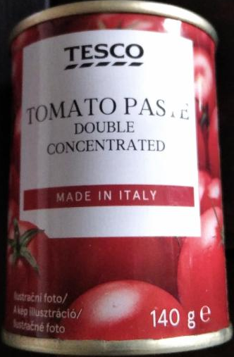 Fotografie - tomato paste double concentrated Tesco