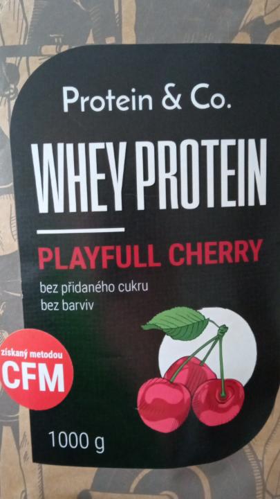 Fotografie - Whey Protein Playfull Cherry Protein & Co.