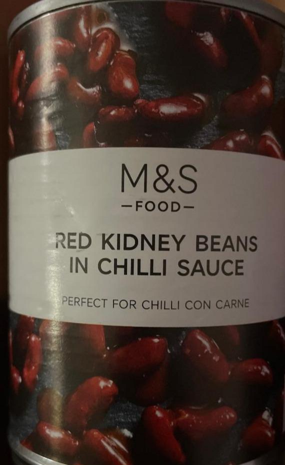Fotografie - červené fazole v rajčatové omáčce s chilli M&S Food