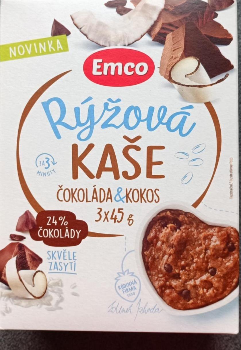 Fotografie - Ryžová kaše čokoláda & kokos Emco