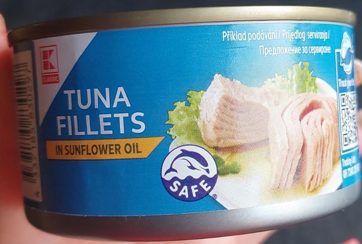 Fotografie - Filety z tuňáka krájené ve slunečnicovém oleji K-Classic