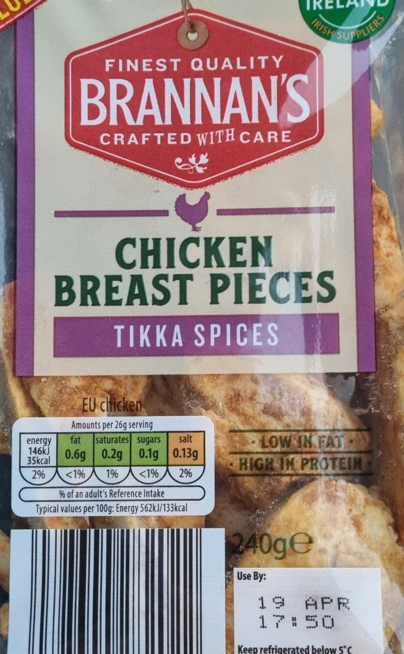 Fotografie - Chicken Breast Pieces Tikka Spices Aldi Ireland Brannan's