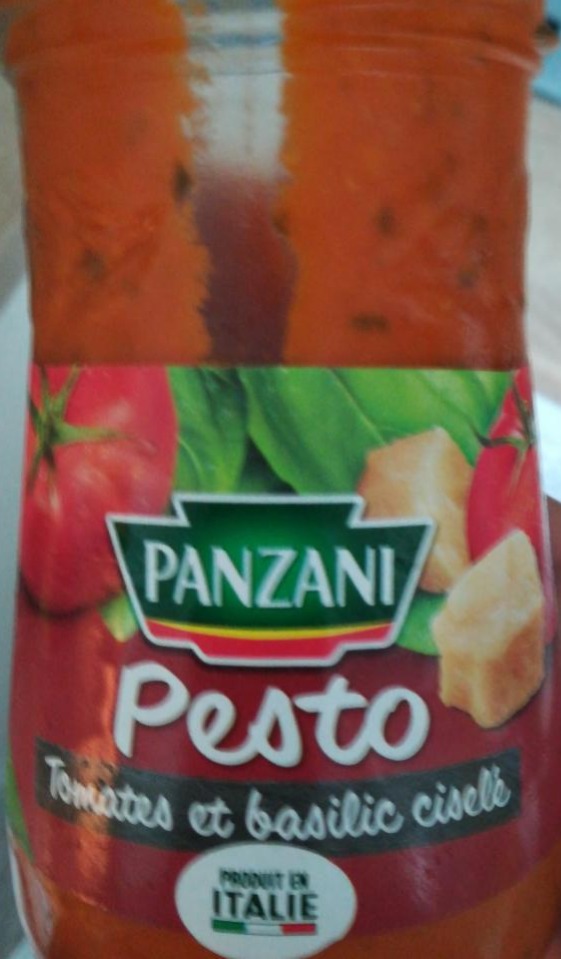 Fotografie - Pesto tomates et basilic ciselé Panzani