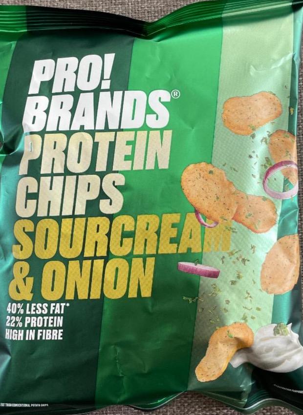 Fotografie - ProteinPro Chips Sour Cream & Onion Pro!Brands