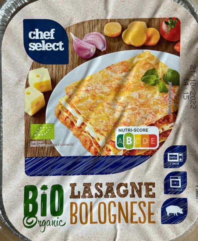 Fotografie - Bio Organic Lasagne Bolognese Chef select