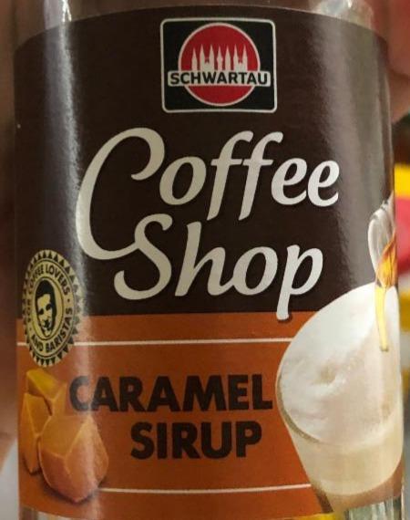 Fotografie - Coffee shop caramel sirup Schwartau