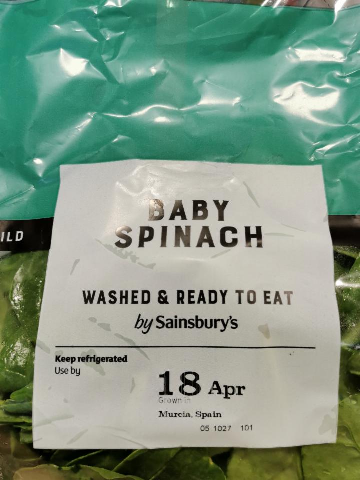 Fotografie - Baby spinach by Sainsbury's 