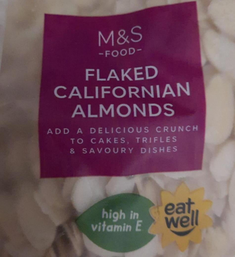 Fotografie - flaked californian almonds M&S Food