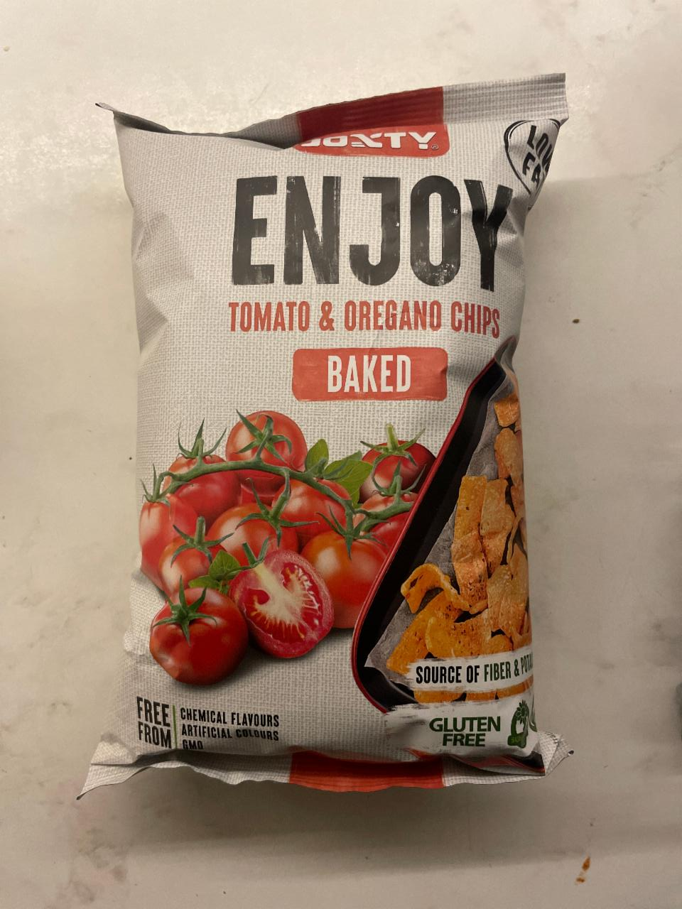 Fotografie - Chips Enjoy baked Tomato & Oregano Joxty