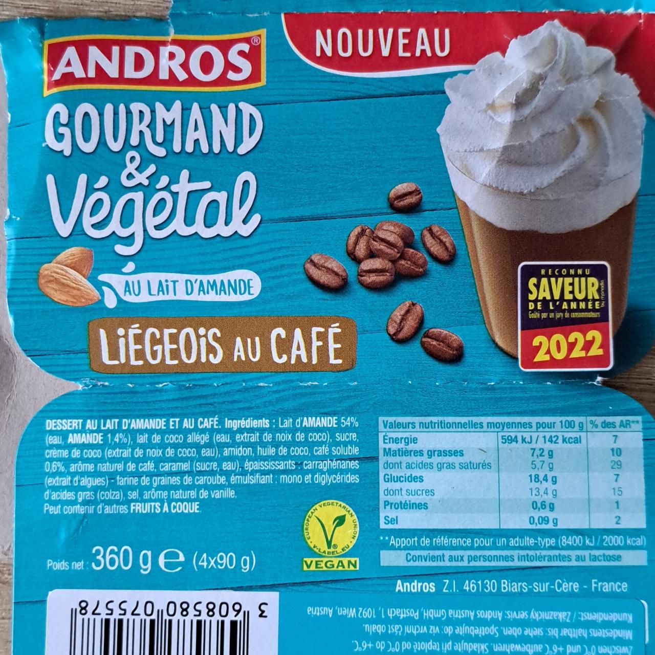 Fotografie - Gourmand & Végétal Liégeois au Café Andros