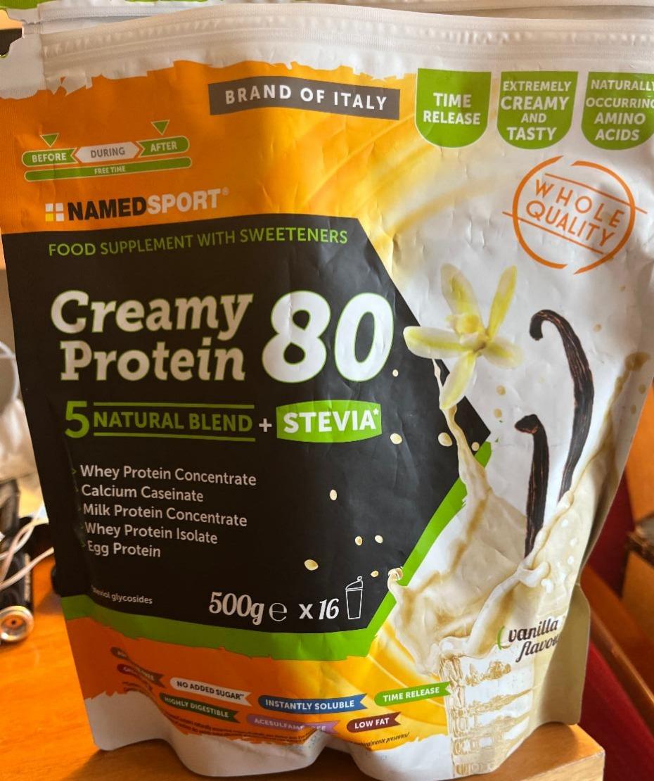 Fotografie - Creamy Protein 80 vanilla stevia