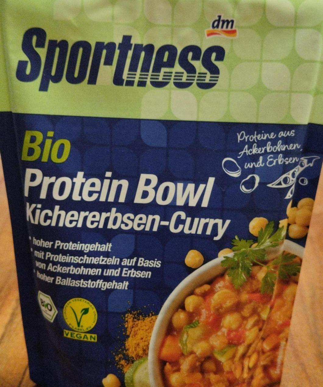 Fotografie - Bio Protein Bowl Kichererbsen-Curry Sportness