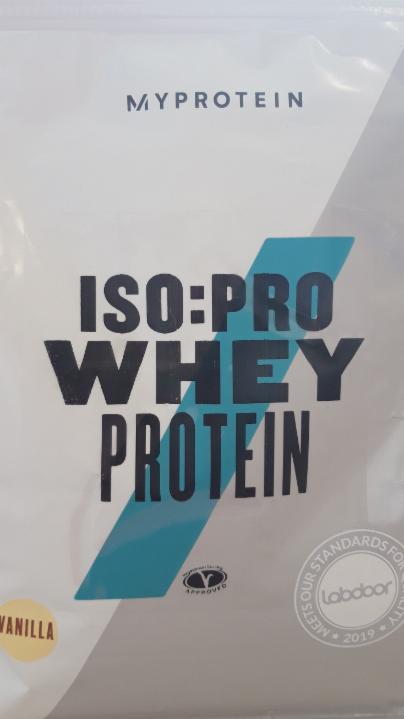 Fotografie - Iso:Pro Whey Protein, vanilla - MyProtein