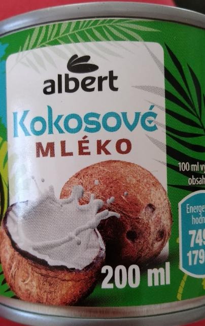 Fotografie - Kokosové mléko Albert