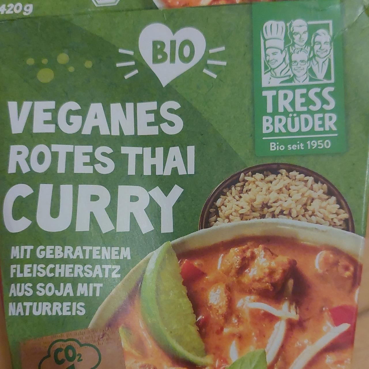 Fotografie - Veganes Rotes Thai Curry Tress Brüder