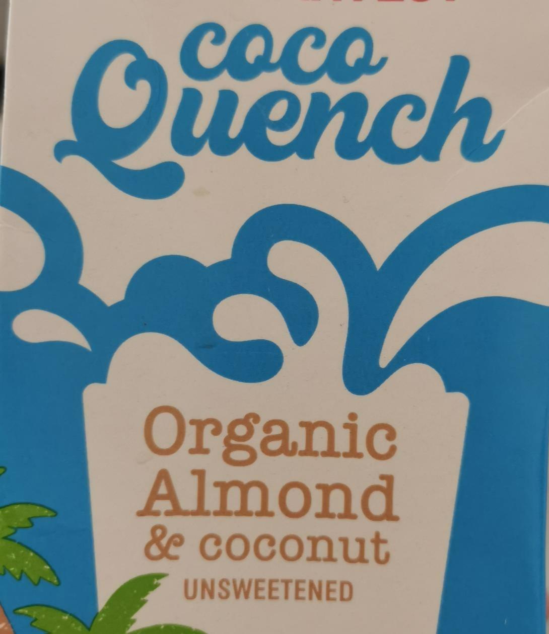Fotografie - Organic Almond & Coconut unsweetened milk Coco Quench