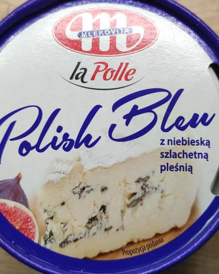 Fotografie - La Polle Polish Bleu z niebieską szlachetną pleśnią Mlekovita