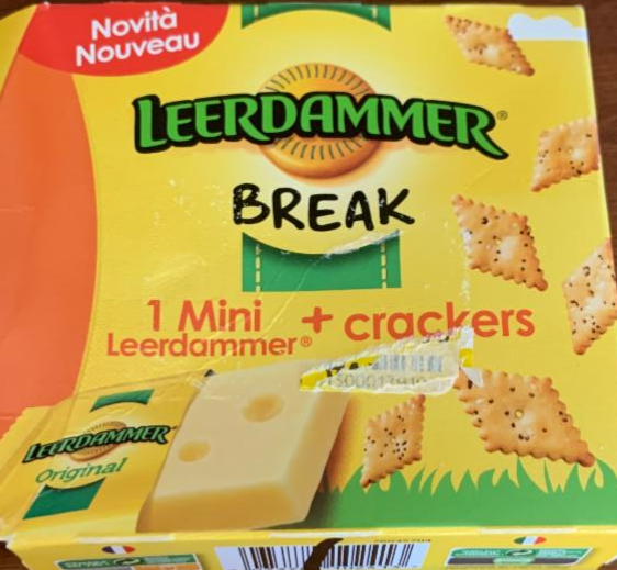 Fotografie - Break sýr a krekry Leerdammer