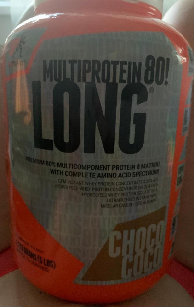 Fotografie - LONG 80 MULTIPROTEIN choco coco Extrifit