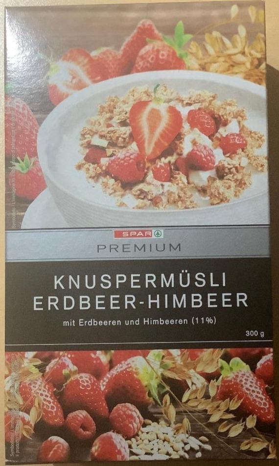 Fotografie - Knuspermüsli Erdbeer Himbeer Spar Premium