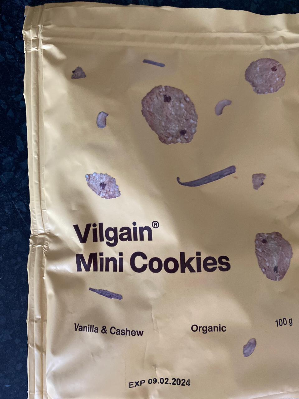 Fotografie - Mini Cookies Vanilla & Cashew Vilgain
