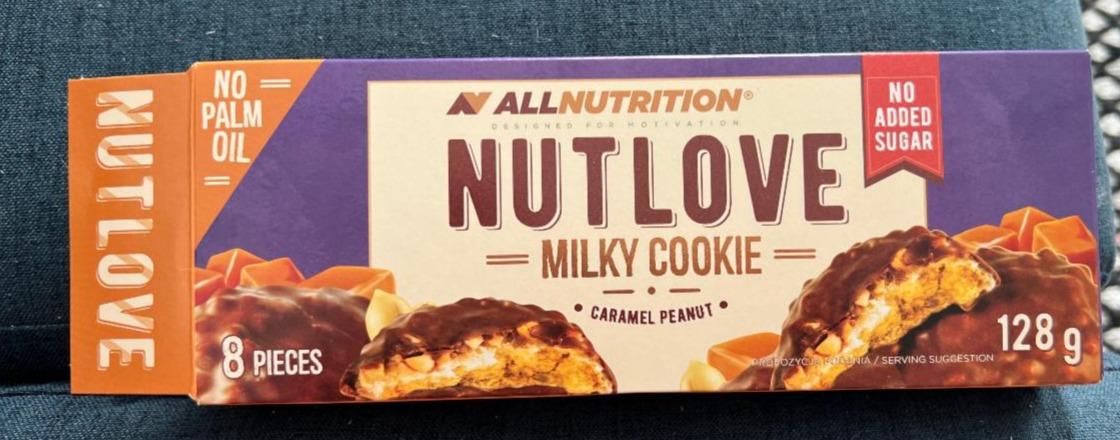 Fotografie - Nutlove milky cookie caramel peanut Allnutrition
