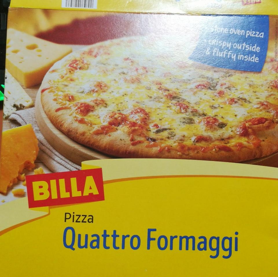 Fotografie - Pizza Quattro formaggi Billa
