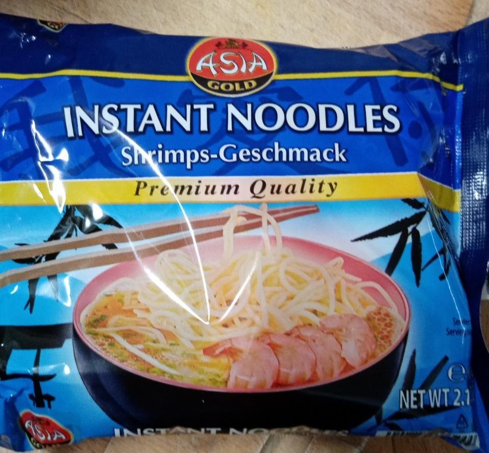 Fotografie - Instant Nudeln Shrimps-Geschmack Asia Gold