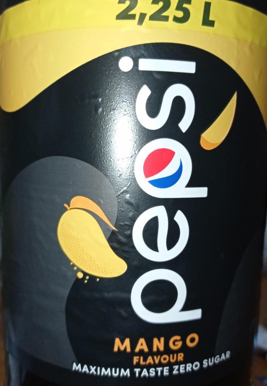 Fotografie - Pepsi Mango flavour Maximum taste Zero sugar