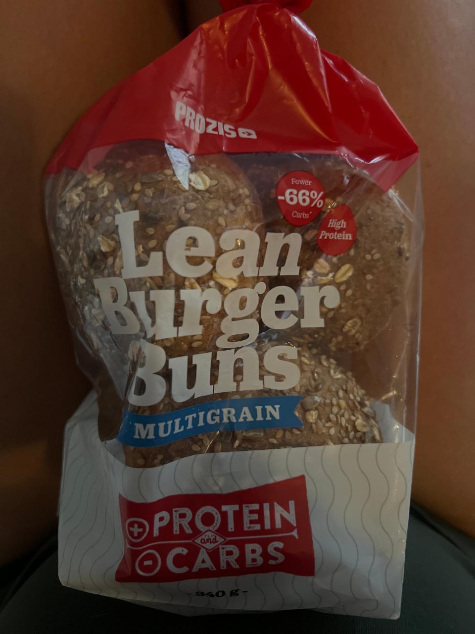 Fotografie - Lean Burgers Buns Multigrain Prozis