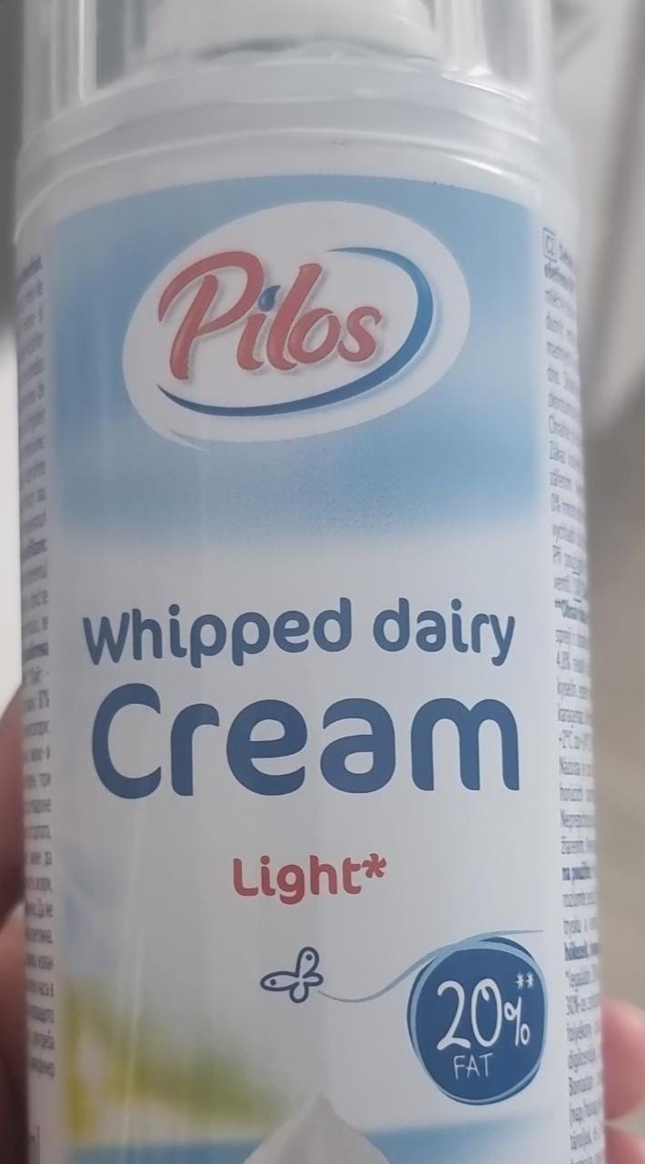 Fotografie - Whipped dairy Cream Light 20% fat Pilos