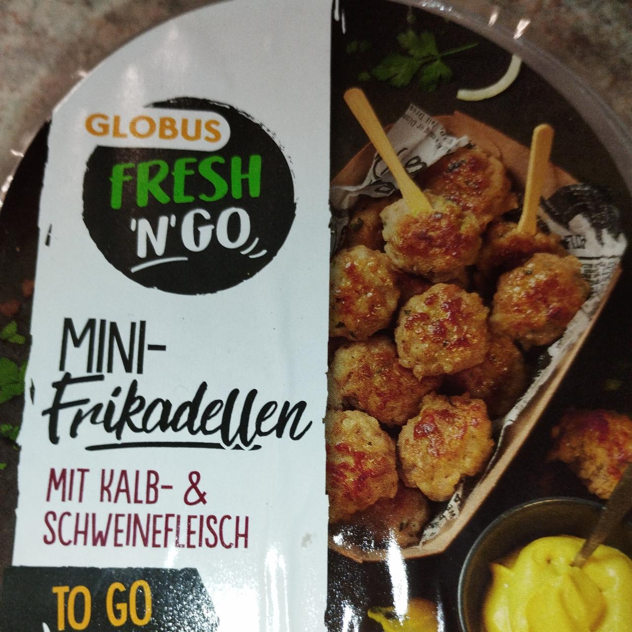 Fotografie - Mini-frikadellen mit kabl-&schweizenefleisch Globus Fresh 'n' go