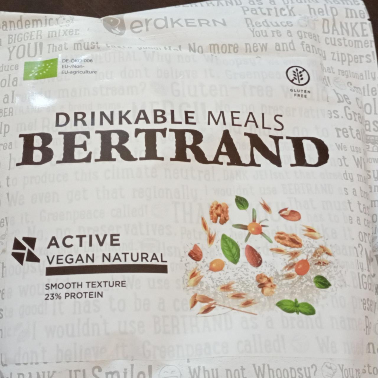Fotografie - Bio Drinkable Meals Bertrand Active Vegan Natural