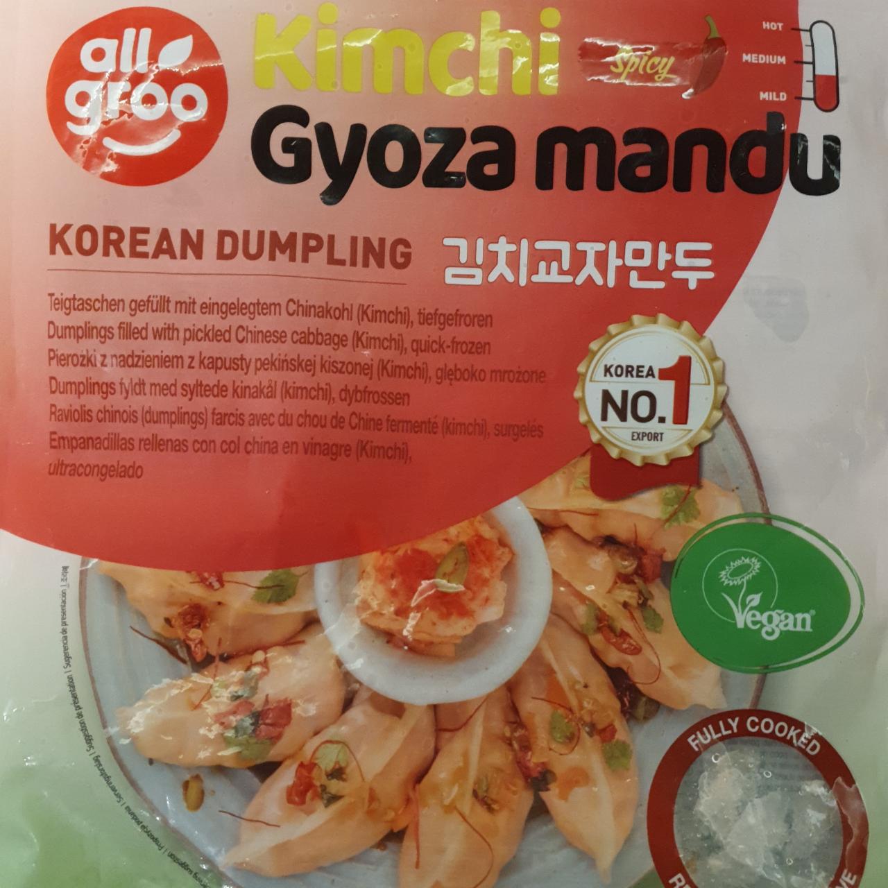 Fotografie - Kimchi Gyoza mandu korean dumpling All groo