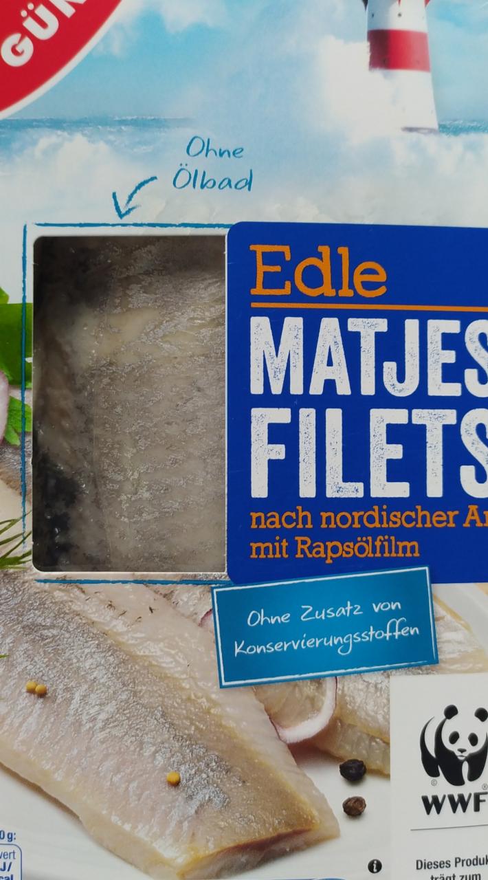 Fotografie - Edle Matjes Filets nach nordischer Art Gut & Günstig