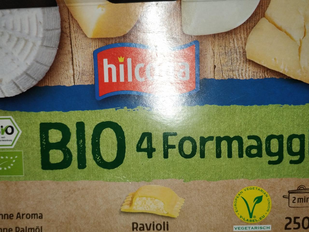 Fotografie - bio 4 formaggi ravioli Hilcona