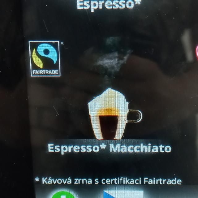 Fotografie - Espresso macchiato s cukrem Lidl automat
