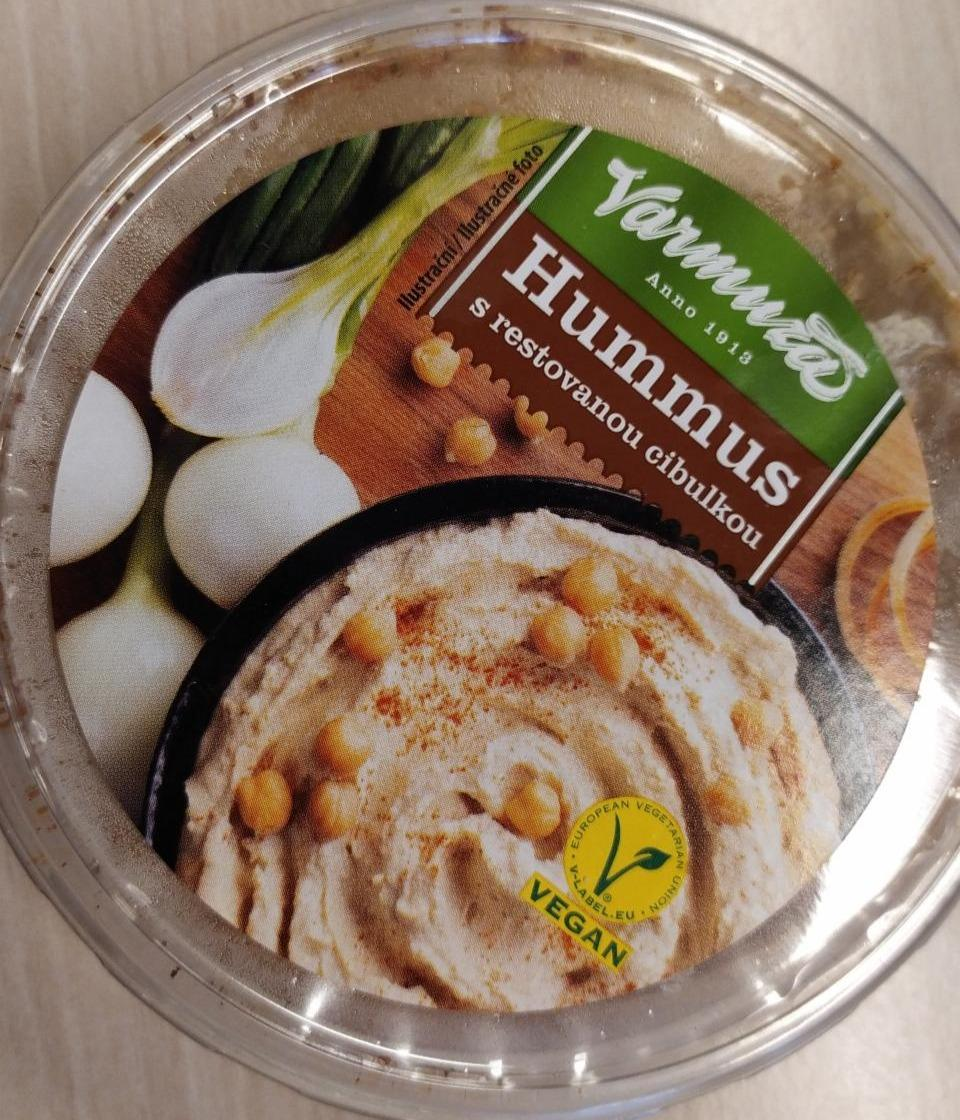 Fotografie - Hummus s restovanou cibulkou Varmuža