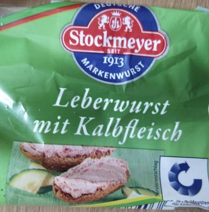 Fotografie - Leberwurst mit Kalbfleisch Stockmeyer