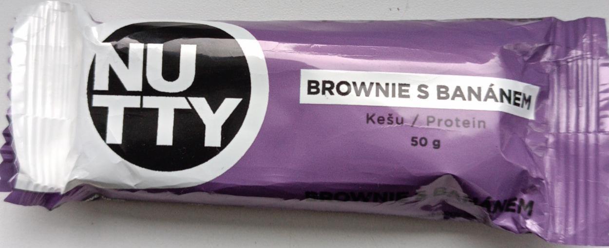 Fotografie - Tyčinka brownie s banánem Kešu / Protein Nutty