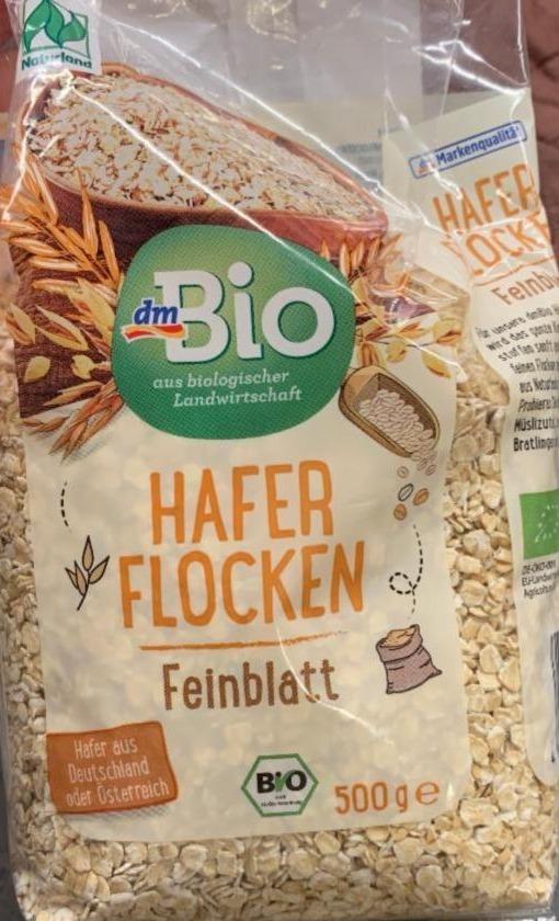 Fotografie - Bio Hafer flocken feinblatt (vločky ovesné jemné) dmBio
